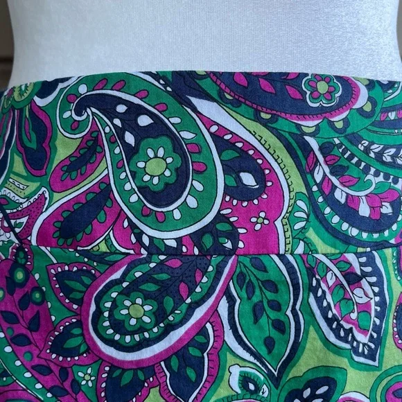 •Talbots• Paisley Design Pencil Skirt - Size 6P - Picture 3 of 8